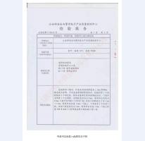 防盗安全门检验报告-1