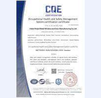 职业健康安全管理体系认证证书2025年-2028年英文版